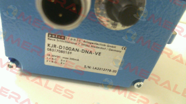 08317080159 / KJR-D100AN-DNA-VE Pulsotronic