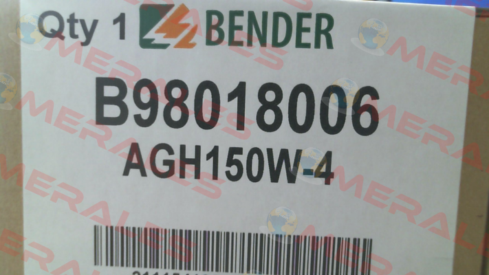 Nr. B98018006 Type AGH150W-4 Bender