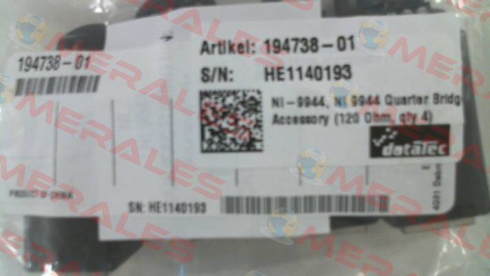 194738-01 (pack x4) National Instruments