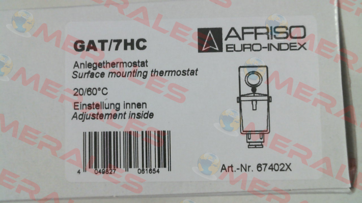 GAT/7HC 20/60°C / 67402X IMIT (Afriso)