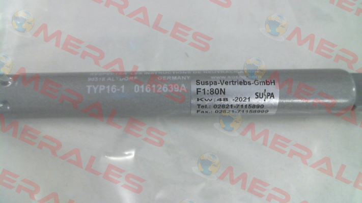 16-1-121-90-A17-BM6-80 N A-Nut/1ccm (L1612639) Ferramenta Livenza (Suspa)