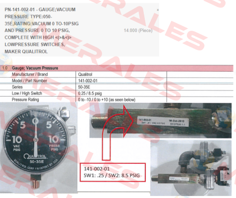 141-002-01 Qualitrol
