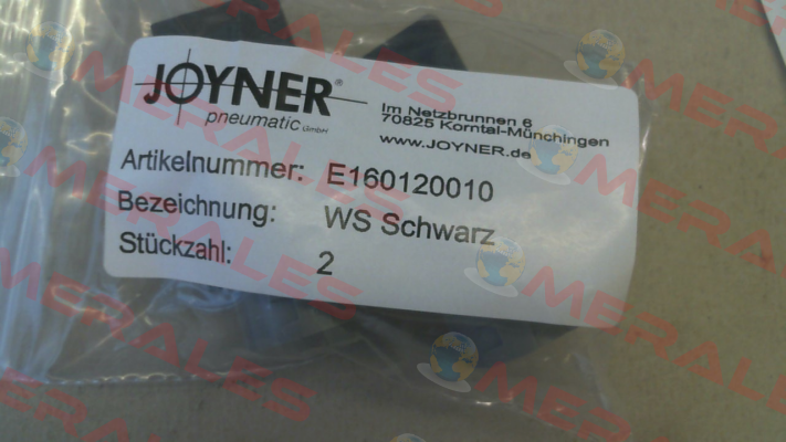 E160120010 Joyner Pneumatic