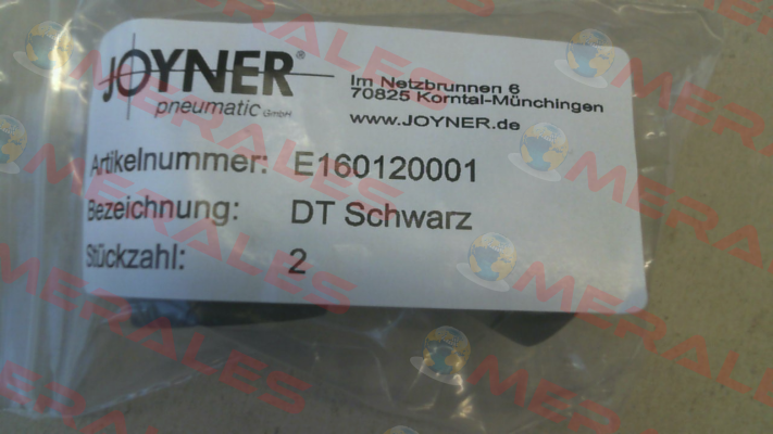 E160120001 Joyner Pneumatic