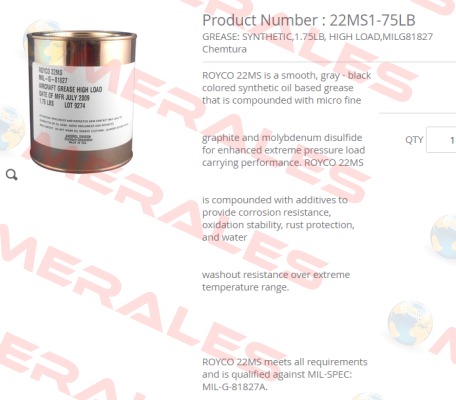 22MS1-75LB  Anderol