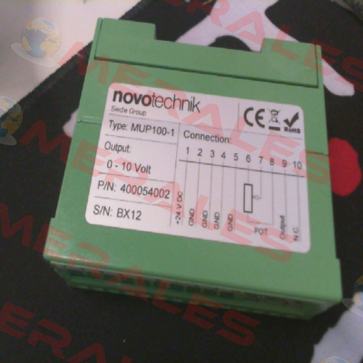 P/N: 054002 Type: MUP-100-1  Novotechnik