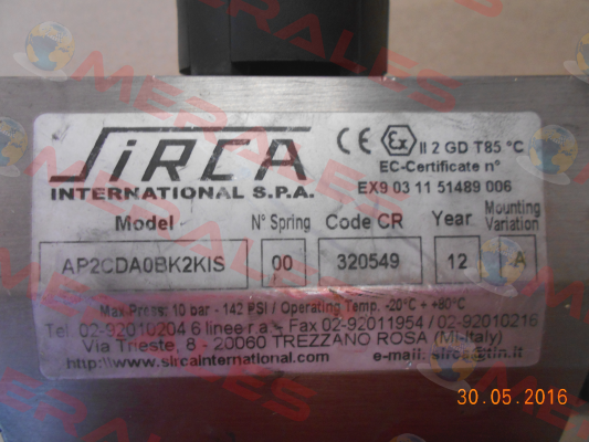 AP02DA0BH2BIS  Sirca
