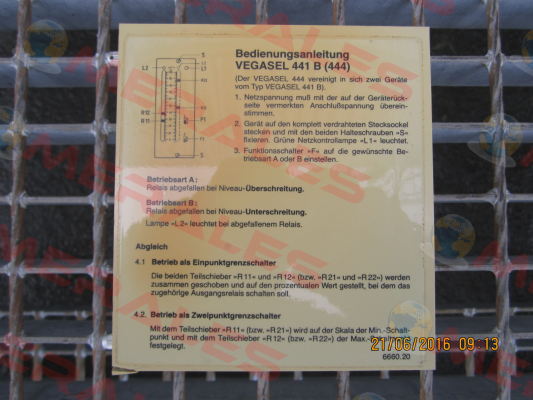  Vegasel 444  Vega