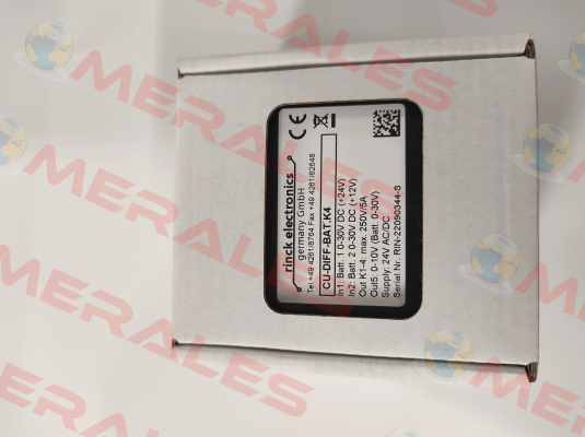 CU-DIFF-BAT.K4 Rinck Electronic