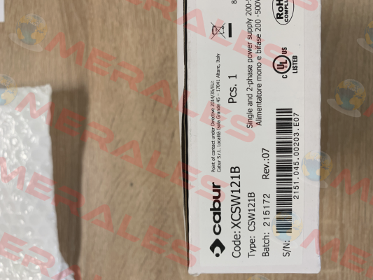 XCSW121B Cabur