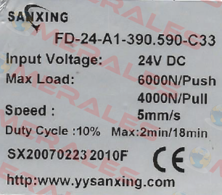 FD-24-A1-390.590-C33 obsolete, replacement set FD-24-A1-390.590-C33 + CB-1A-230 + remote control or set FD-24-A1-385.580-C33 + CB-1A-230 + remote cont  Sanxing