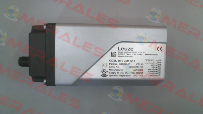 p/n: 50039447, Type: ODSL 30/V-30M-S12 Leuze