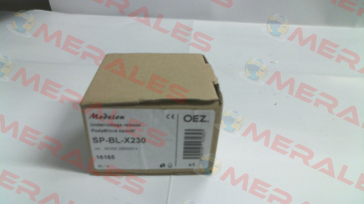 P/N:  16165, Type: SP-BL-X230 OEZ