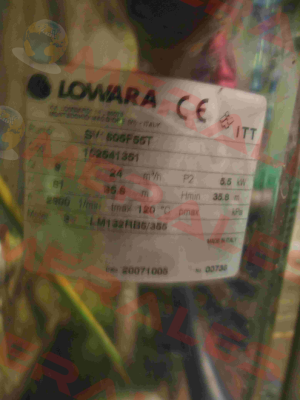 SV-607F75T, Cod:1C2541371 Lowara