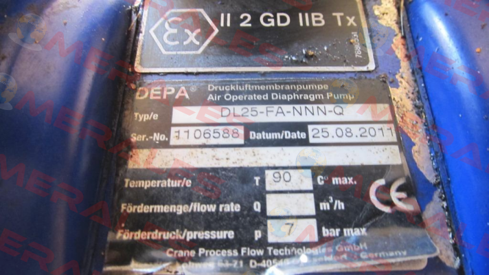 DL25-FA-NNN-Q  obsolete, replacement DH25-FA-NNN-M  Depa