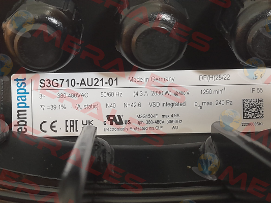 S3G710-AU21-01 EBM Papst