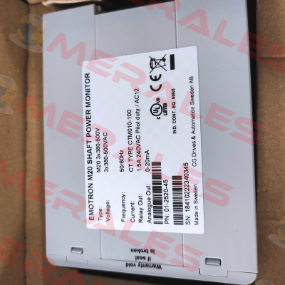 M20 3x380-500VAC CG (01-2520-45) Emotron