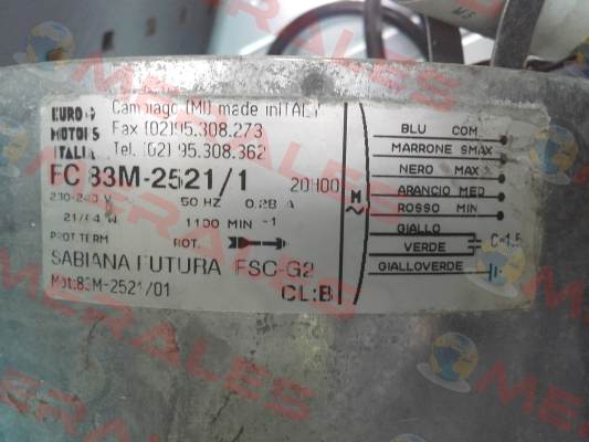 FC 83M-251 / 1 Euro Motors Italia