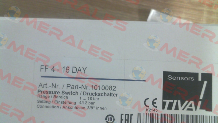 FF4 – 16 DAY Tival-Sensors