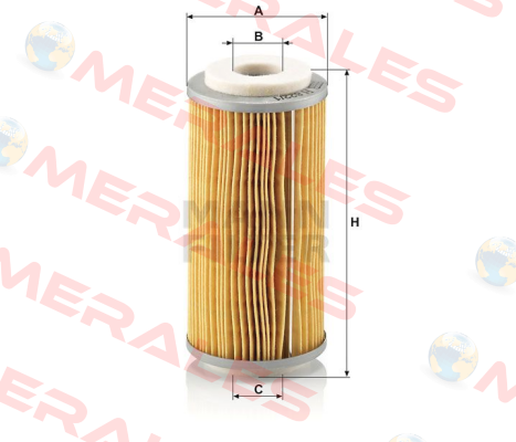 H 822/1 x Mann Filter (Mann-Hummel)