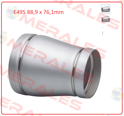 3"x76.1mm/88.9x76.1mm No. E495 ST100 concentrate  SS304L WS=2mm reducer Victaulic