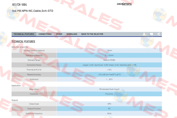 AE1/CN-1A84 Micro Detectors / Diell (now Datasensing)
