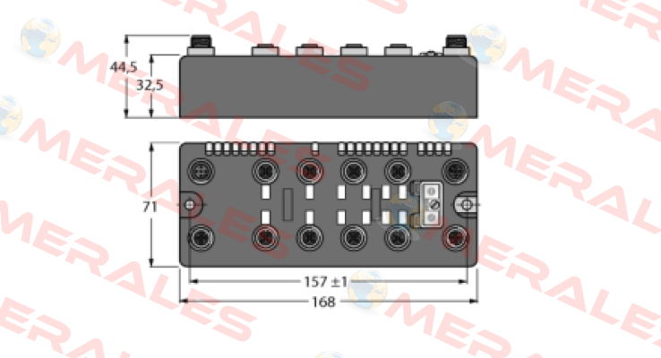 BLCDP-8M12LT-8DI-PD-4DO-2A-P Turck