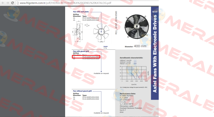 R11R-40SPS-ECM-3500 Hidria
