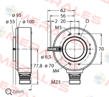 RI-42H25S4-2B2048-12M23 Turck