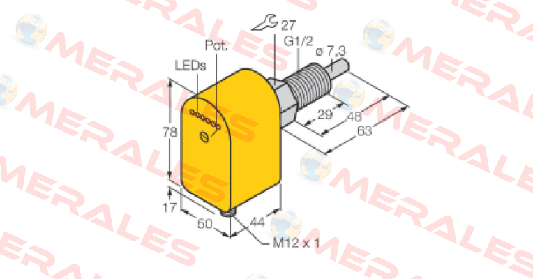 FCS-GL1/2A4P-LIX-H1141/V300 Turck