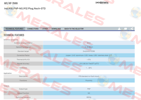 AK1/AP-2HAN Micro Detectors / Diell (now Datasensing)