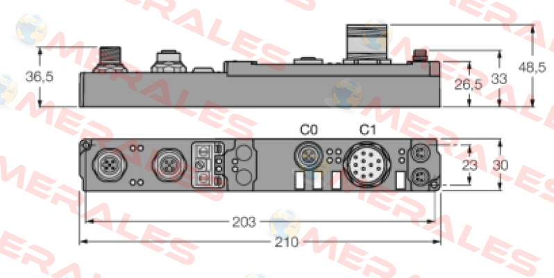 p/n: 6824445, Type: SDPB-10S-1001 Turck