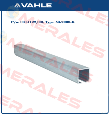 P/n: 0314122/00, Type: S3-2000-K Vahle