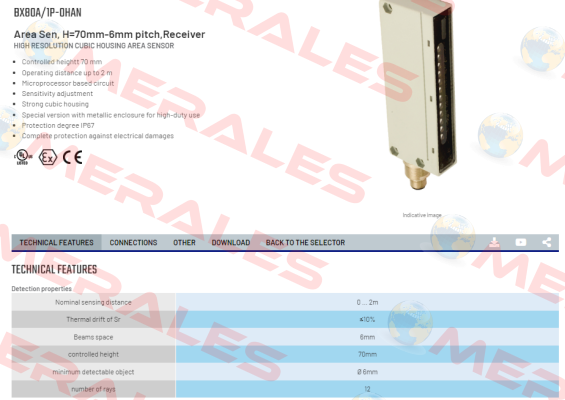 BX80A/1P-0HAN Micro Detectors / Diell (now Datasensing)