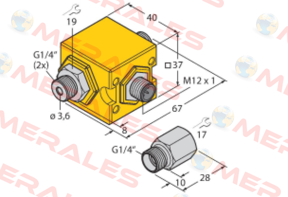FCIC-G1/4A4P-LIL-H1141/1.0 Turck