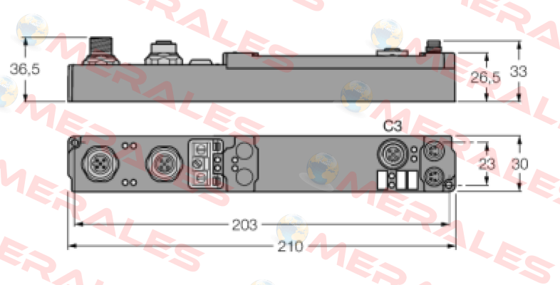 p/n: 6824447, Type: SDPB-10S-1003 Turck