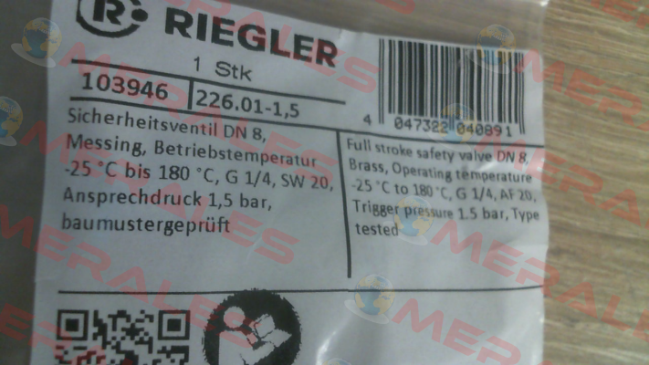 103946 / 226.01-1,5 Riegler
