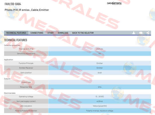 FAIH/00-0A84 Micro Detectors / Diell (now Datasensing)