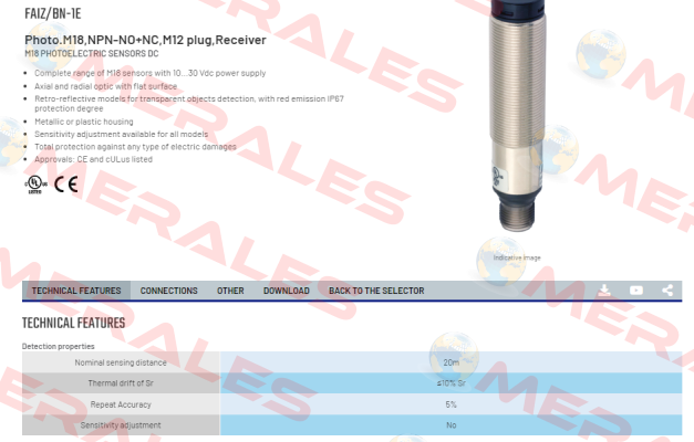 FAIZ/BN-1E Micro Detectors / Diell (now Datasensing)