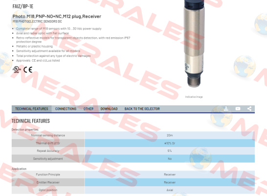 FAIZ/BP-1E Micro Detectors / Diell (now Datasensing)