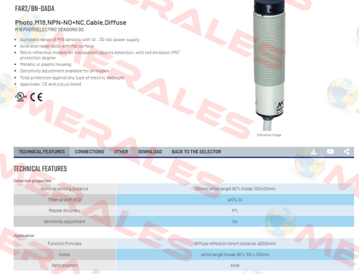FAR2/BN-0ADA Micro Detectors / Diell (now Datasensing)