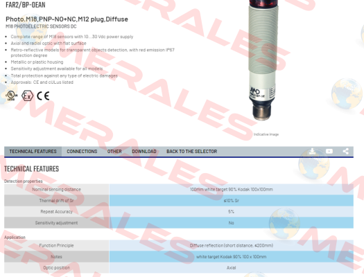 FAR2/BP-0EAN Micro Detectors / Diell (now Datasensing)
