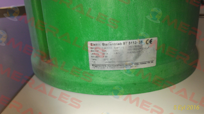 ST 5113-35 obsolete, replaced by MV 5391-P  RTK Regeltechnik