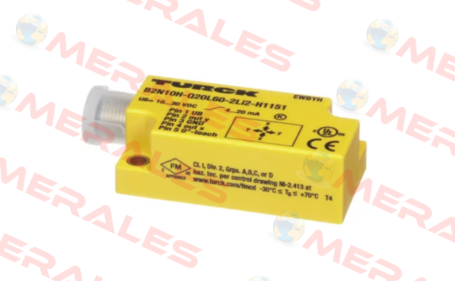 B2N10H-Q20L60-2LI2-H1151 Turck