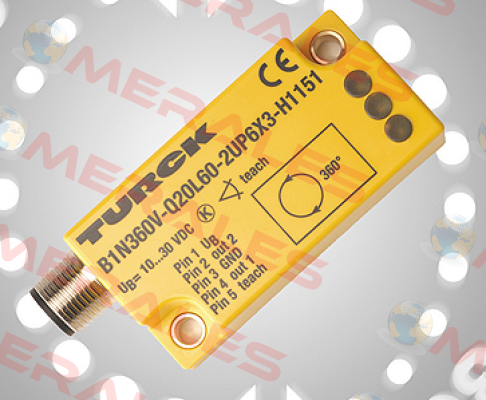B1N360V-Q20L60-2UP6X3-H1151 Turck