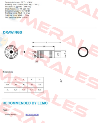 FFB.1S.250.CTAC42 Lemo