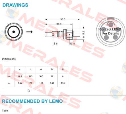 FVN.03.250.SLAC31 Lemo