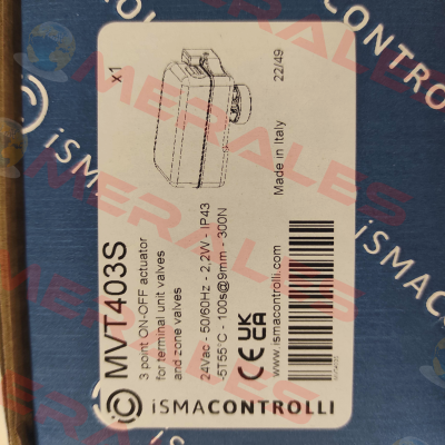 MVT403S iSMA CONTROLLI
