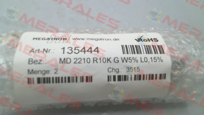 MD 2210 R10K G W5% L0,15% Megatron