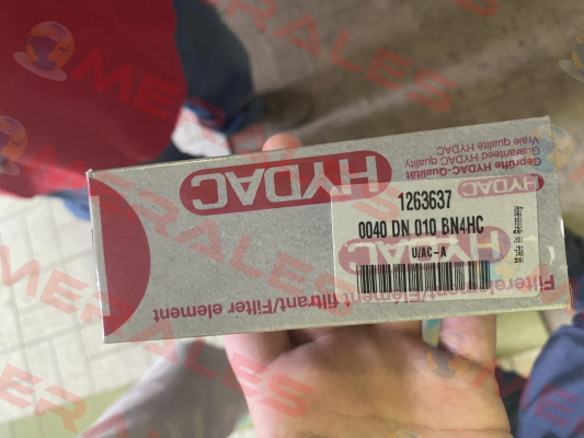 P/N: 1263637, Type: 0040 DN 010 BN4HC Hydac